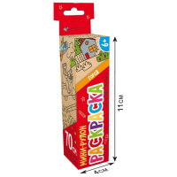 Раскраска-рулон 110*700мм, 1л. "Раскраска мини-рулон. Город"