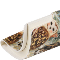 Ежедневник недат. B6 136л., кожзам, мягк.обл., гребень "Fauna. Волшебные совы" магнит.хлястик