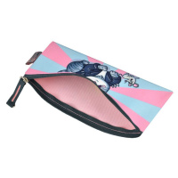 Пенал-косметичка (195*90) молния, микрофибра "Рок-кот"