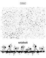 Тетрадь А5 48л кл. Hatber пласт.обл. "Забавные далматинцы" 5 диз.в блоке