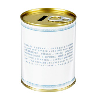 Копилка банка, железо 9,5см, 4 вида