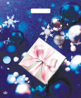 Пакет 45*38см (60мк) с вырубной укрепл. ручкой "Красивый подарок" Ламинат