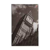 Блокнот А5 7БЦ 160л "Города" клетка, глянц.лам.