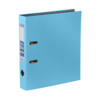 Регистратор А4  50мм PVC, Classic, голубой, карман