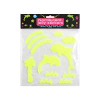 Набор наклеек светоотражающих "Ассорти" 11 шт, гелевые Набор наклеек светоотражающих "Ассорти" 11 шт, гелевые