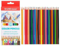 Карандаши цвет. 24цв  Erich Krause трехгранные