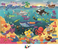 Игра с фишками. "Морские приключения" 5+