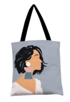 Сумка-шоппер 35*42 см Арт и Дизайн "Девушка"
