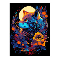 Картина по номерам на холсте 30*40см "Под луной"