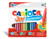 Фломастеры  36цв "Carioca Superwashable", карт.конверт