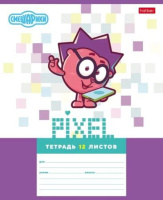 Тетрадь А5 12л лин. Hatber "Смешарики" 5 диз.в блоке, белизна 100%