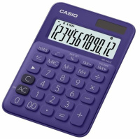 Калькулятор 12 разр.  CASIO MS-20UC-PL-S-EC настольный, фиолетовый