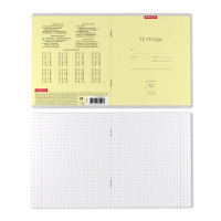 Тетрадь А5 12л  кл. крупн. Erich Krause "Классика" жёлтая