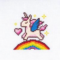 Набор  для вышивания крестиком "Единорог" (с пяльцами)