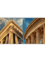 Тетрадь А5 48л кл. Проф-Пресс перевертыш "Классическая архитектура"