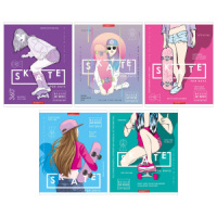 Тетрадь А5 48л кл. Полиграф Принт "На спорте" мат.лам. белизна 100%