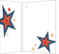 Мини-открытка 10*7см "23 февраля"