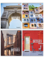 Тетрадь А5 36л кл. Проф-Пресс "Архитектура в деталях" белизна 82%