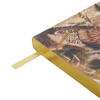 Ежедневник недат. А5 128л., мягк.пер., иск.кожа "Fauna. Птицы" ляссе