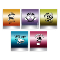 Тетрадь А5 48л кл. Феникс+ "Уличные детали" печать по фольге, выб.твин лак, бел.100%