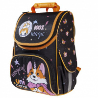 Ранец школьный 32*26*13см Hatber BALANCE "Волшебник Корги" полиэстер
