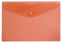 Конверт на кнопке А4 0,15мм однотонный, красный