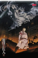 Альбом А4 30л гребень "Атака Титанов. Сезон 4" мат.лам., 3Dфольга, перф.на отрыв, пл. 100 гр/м