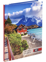 Блокнот А5 7БЦ  80л "Живописные места-4" кл., глянц.лам.