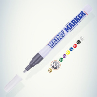 Маркер краска 2мм СЕРЕБРО