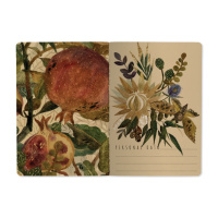 Записная книжка А5  40л. картон, мягк.пер. "Flora. Tropical flora" кл.