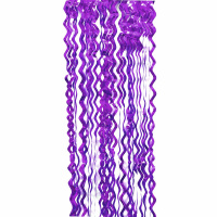 Дождик 150мм*1м, ПВХ, 4 цвета, матовый, волнистый