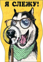 Закладка магнитная мини Я Слежу!