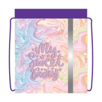 Мешок для обуви 1 отд, 460*360, светоотр.  Моя сказка, сетка д/вентиляции