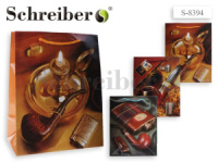 Пакет подар. бумажн. 26*32*10 см, Мужской