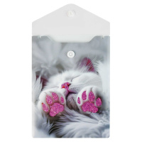 Конверт на кнопке  с рисунком А6 (158*114мм) Котолапки