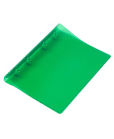 Папка на кольцах (без блока) А5 ДПС, зелёная, ПВХ, гибкая