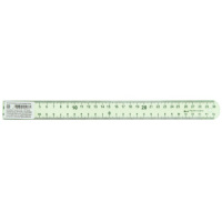 Линейка 30см пластик.