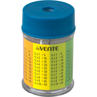 Точилка пласт. с контейнером  1 отв. "School. Таблица умножения"