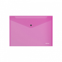 Конверт на кнопке А4  Fizzy Vivid, полупрозрачная