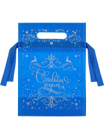 Мешок для подарков 24*18*9см "Ледяной узор" полиэстер