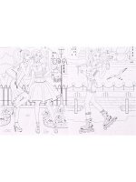 Раскраска А4 16стр. "Модные девочки"