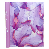 Фотоальбом магнитный 10л  23*28см спир. Фиолетовые листья