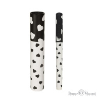 Ручка шар. BV "DreamWrite. Black&White" синяя,  0,7мм, 3 вида**