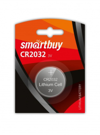 Батарейка-таблетка  CR-2032 Smartbuy, блистер, цена за 1 шт