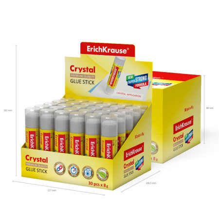 Клей карандаш Erich Krause CRYSTAL  8 гр.