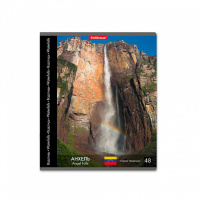 Тетрадь А5 48л  кл.,  "Водопады"