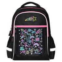 Ранец школьный 31*42*15см Феникс+ "Стрит Арт" полиэстер