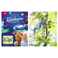 Картина по номерам на картоне 40*50см "Летняя пора"