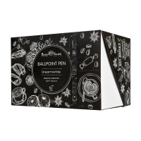 Ручка шар. BV "DreamWrite. Caffe nero" синяя,  0,7мм, 3 вида**