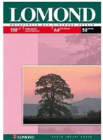Фотобумага INK JET LOMOND А4 150г, 25л, глянцевая, односторонняя